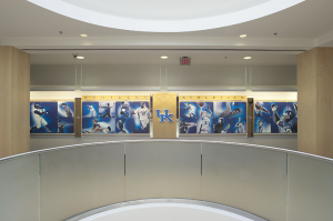 Tributes to former players are celebrated throughout the Joe Craft Basketball Center