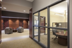 The Administrative Office of The Courts Headquarters Staff Seating Area