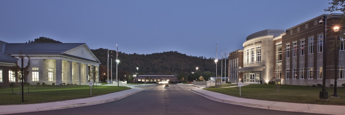 The Rowan County Government Center (left) and Rowan County Judicial Center (right)