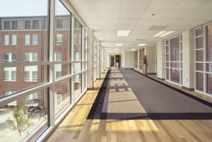 Breezeway at Roselle Residence Hall