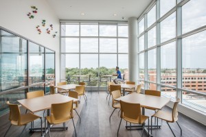 Study Room with sweeping views of north campus.