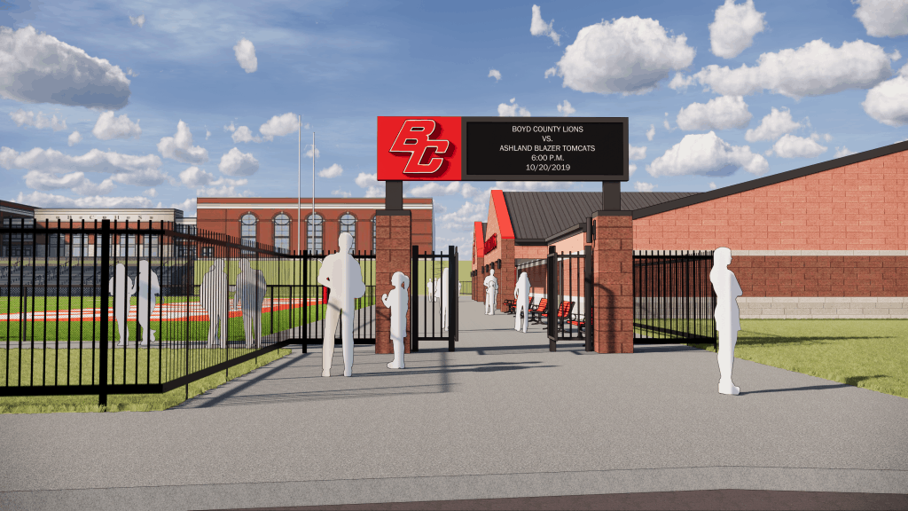 Boyd County High School football and soccer complex Sherman Carter