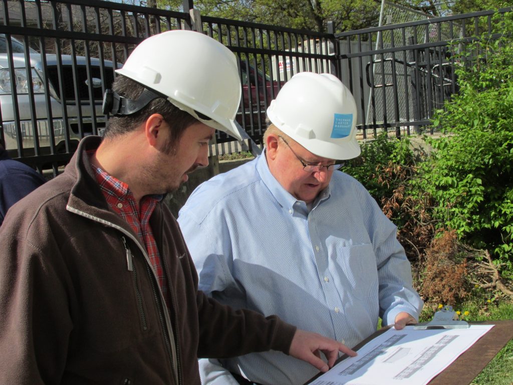 Brandon Ward on job site